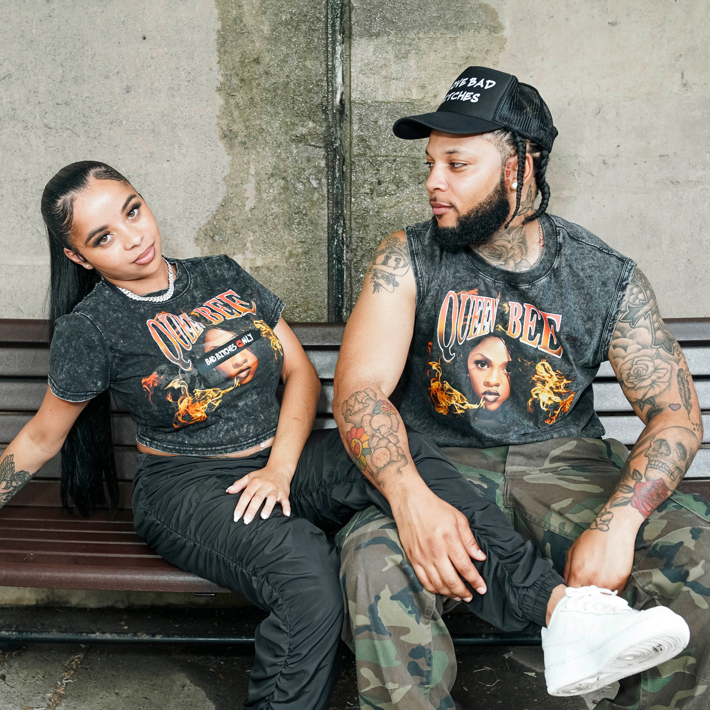Black “I Love Bad Bitches” Trucker Hat