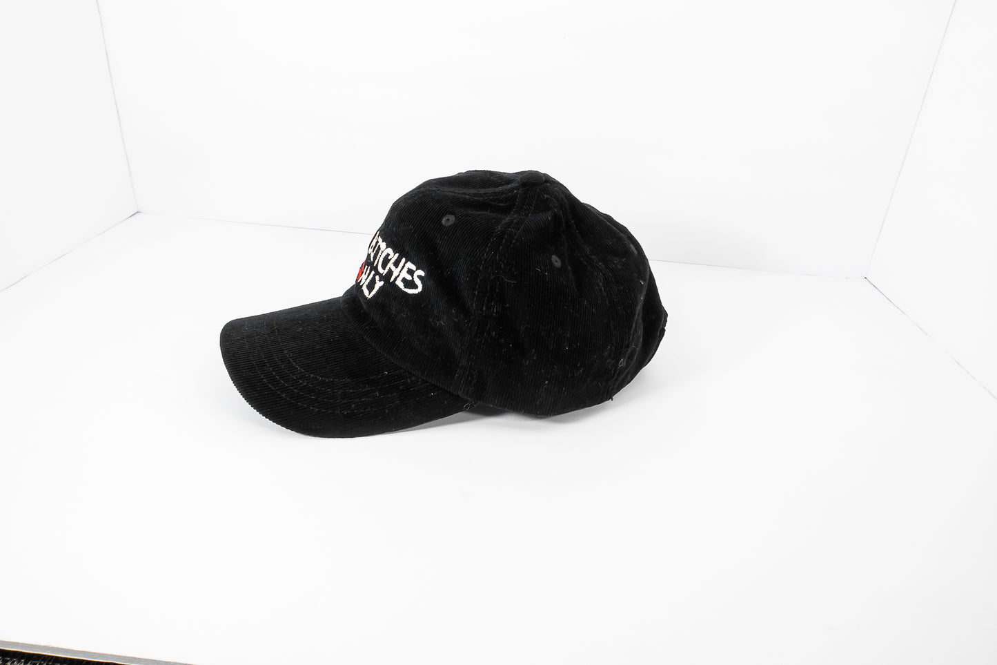Black Bad Bitches Only Corduroy Cap