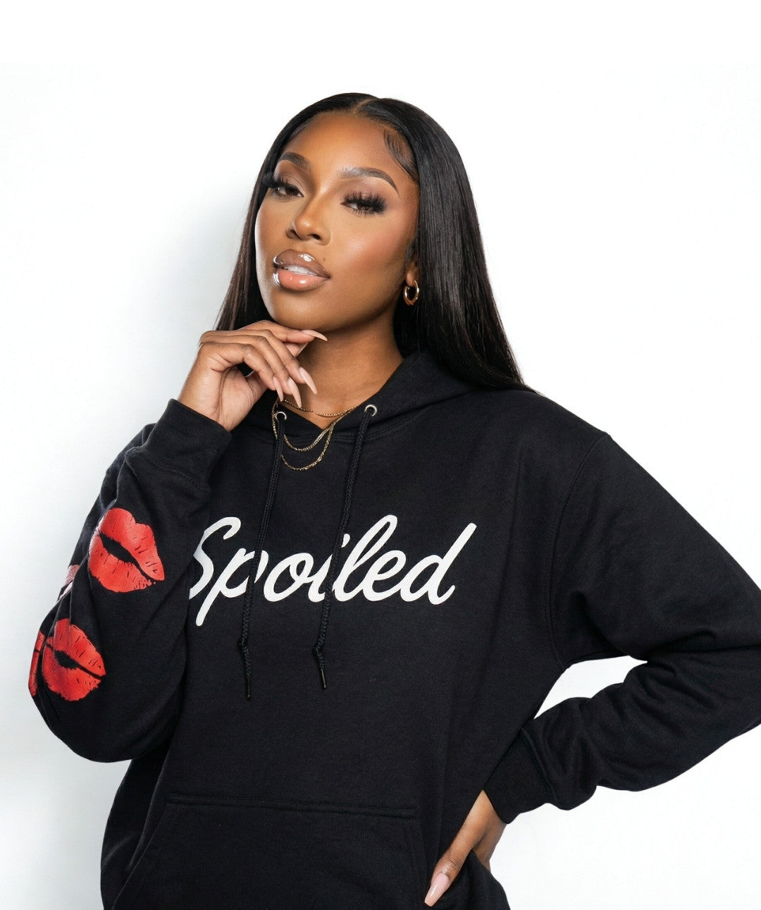 Black BBO 'Spoiled AF' Hoodie