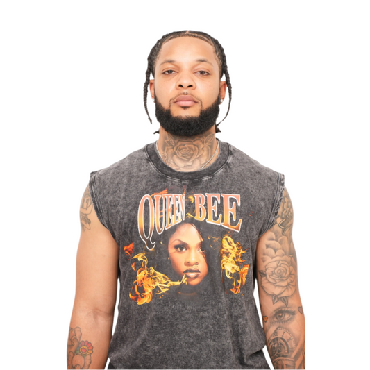 Men's Queen Bee Vintage Muscle Tee