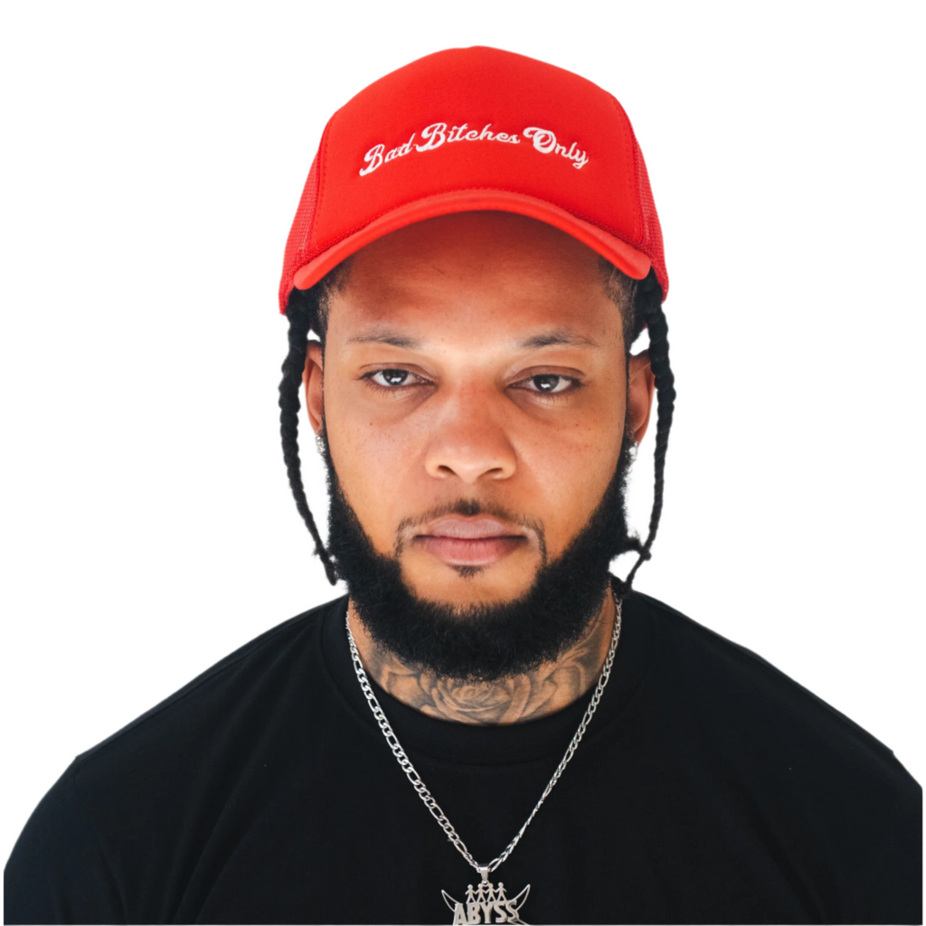 Bad Bitches Only Classic Red Trucker Hat