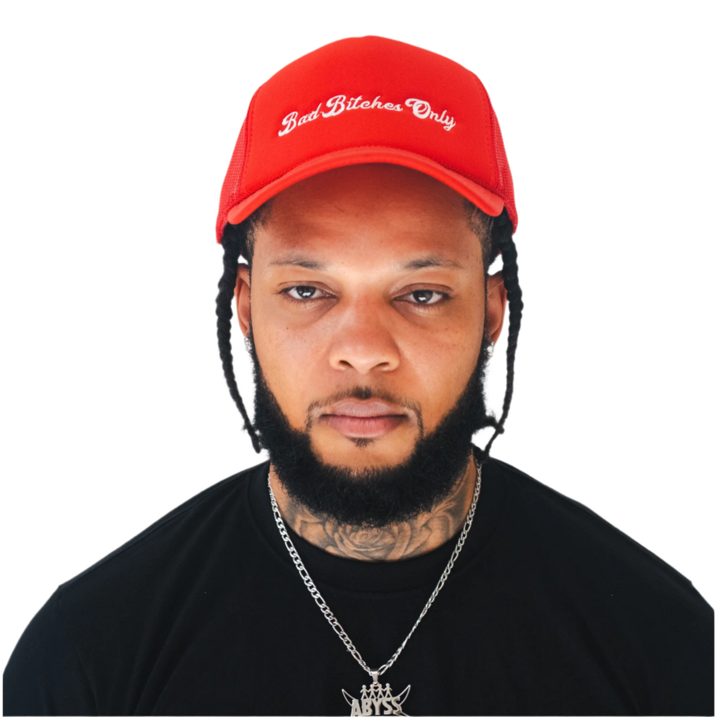 Red Bad Bitches Only Classic Trucker Hat