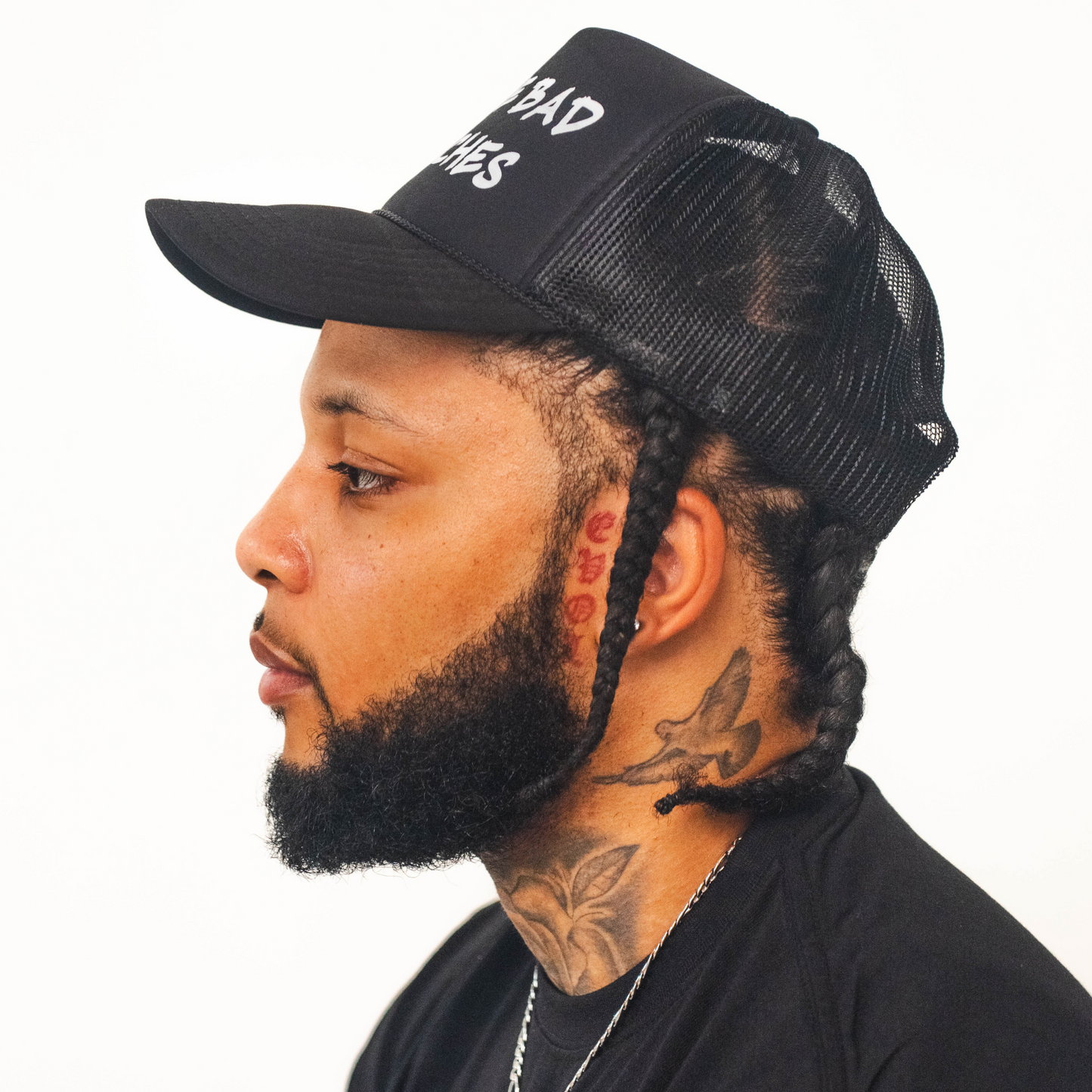 Black “I Love Bad Bitches”  Trucker Hat