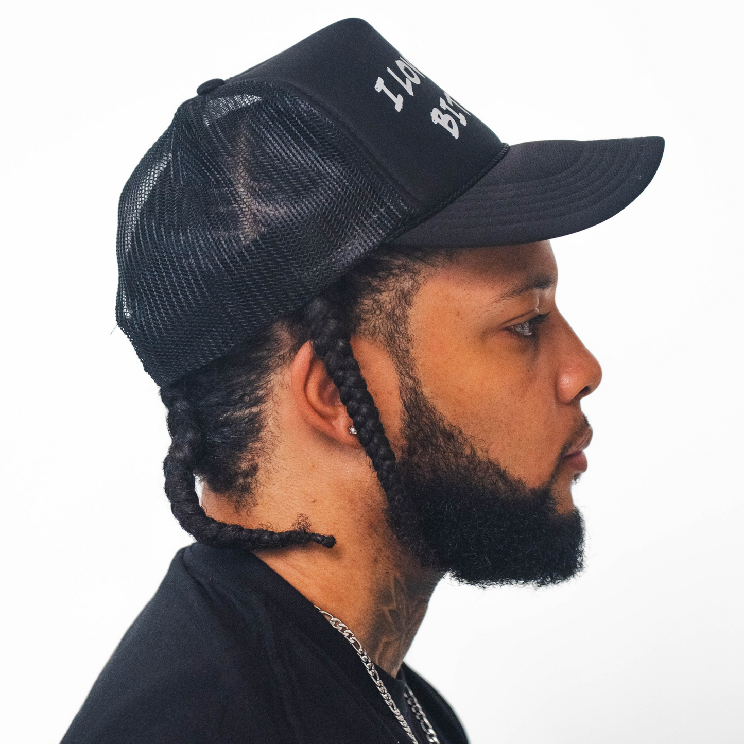 Black “I Love Bad Bitches”  Trucker Hat