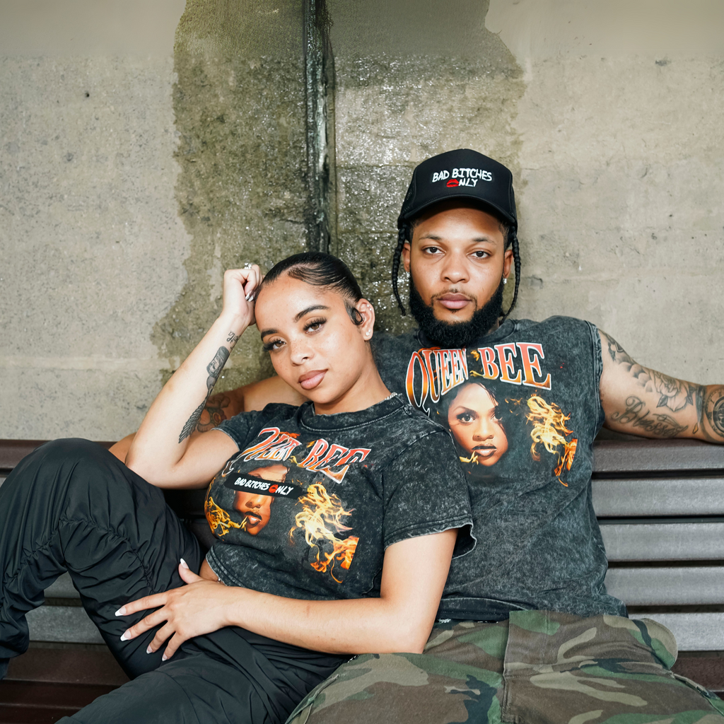 Black 'Bad Bitches  💋nly' Trucker Hat