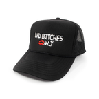 Black 'Bad Bitches  💋nly' Trucker Hat