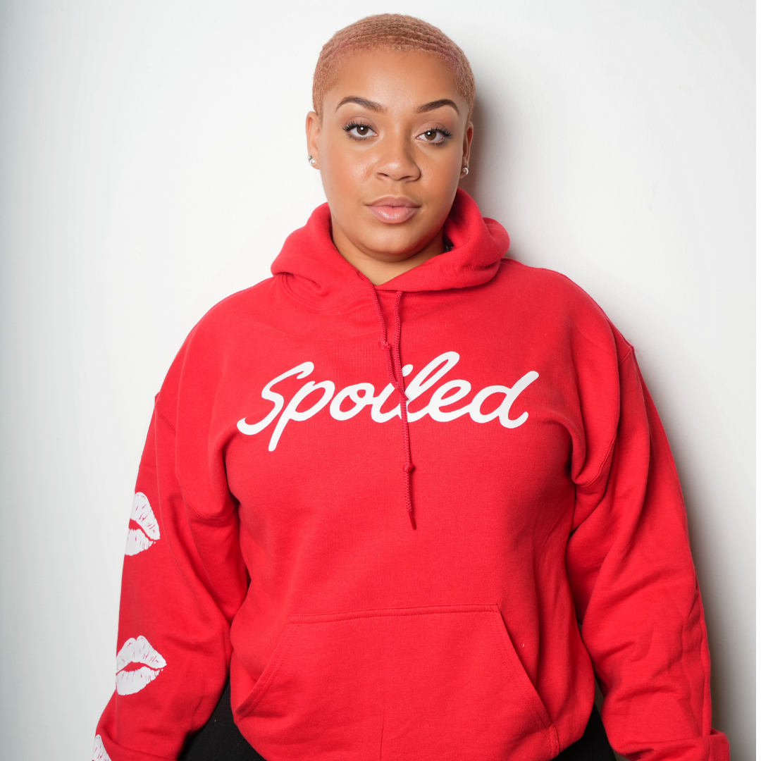 Red BBO 'Spoiled AF' Hoodie