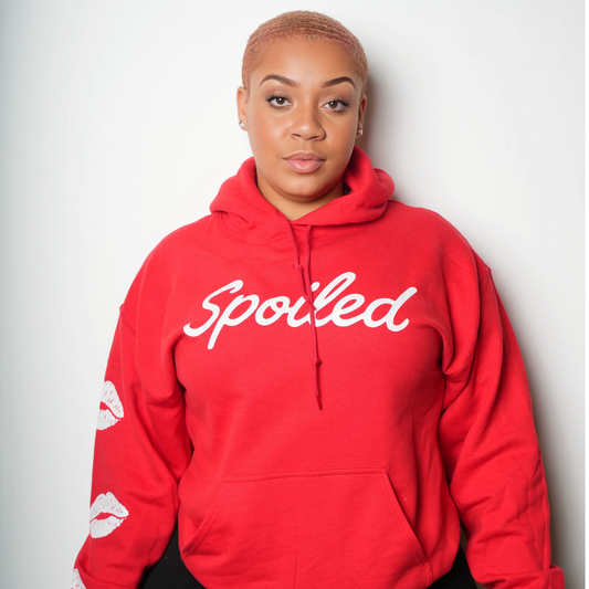 Red BBO 'Spoiled AF' Hoodie